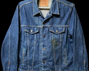 LEVI’S / 90's 71507 507XX 2nd 40 LVC Vintage LEVI'S 507 Type 2 II Selvedge Denim Trucker Jacket Size 38