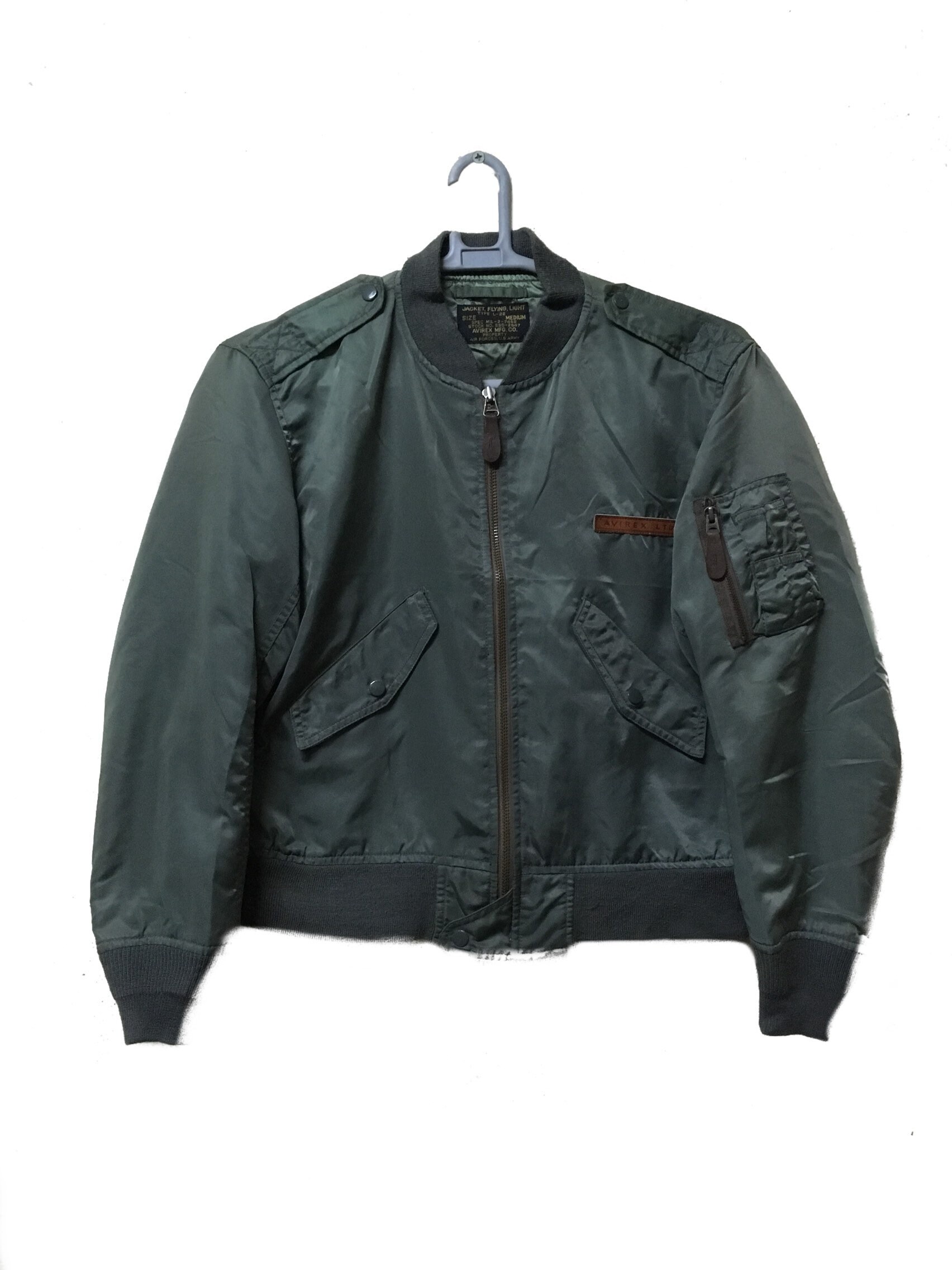90s vtg alpha USA製　ma-1 flight jacket Vintage 70s ALPHA INDUSTRIES Patch Flight MA-1 Bomber Jacket