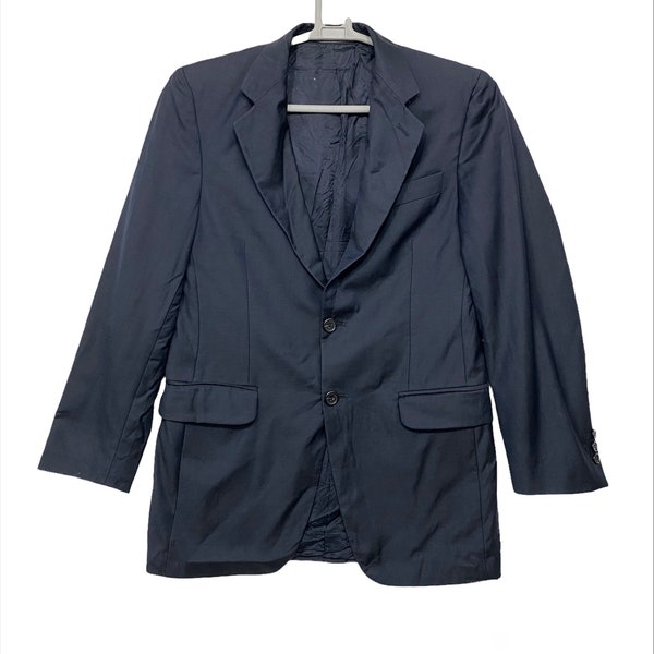 Vintage Fendi blazer jacket navy blue colour medium size