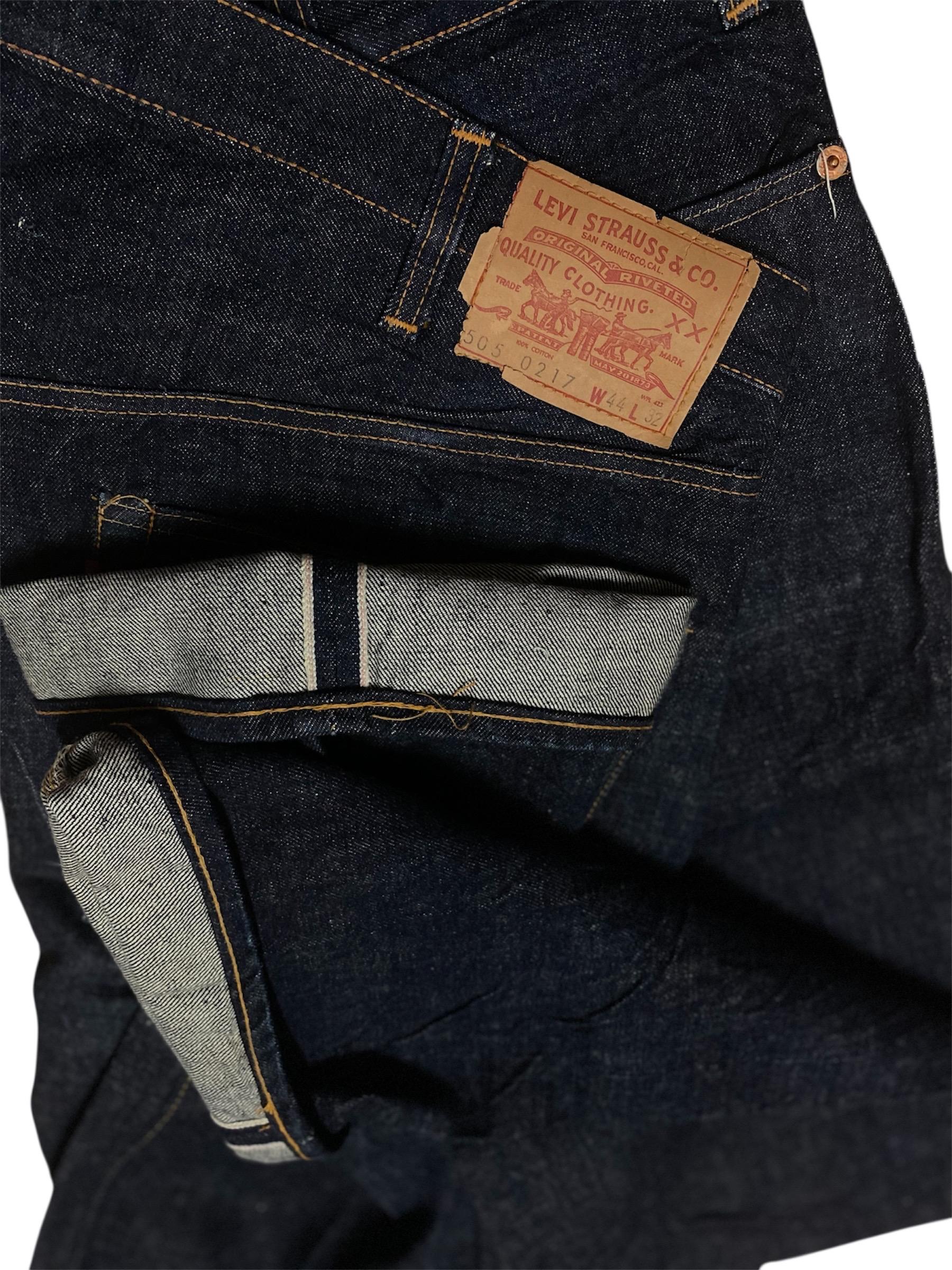 Vintage 60s Levi's Big E 505 Jeans Usa 44/ 32 #5 Nos Condition