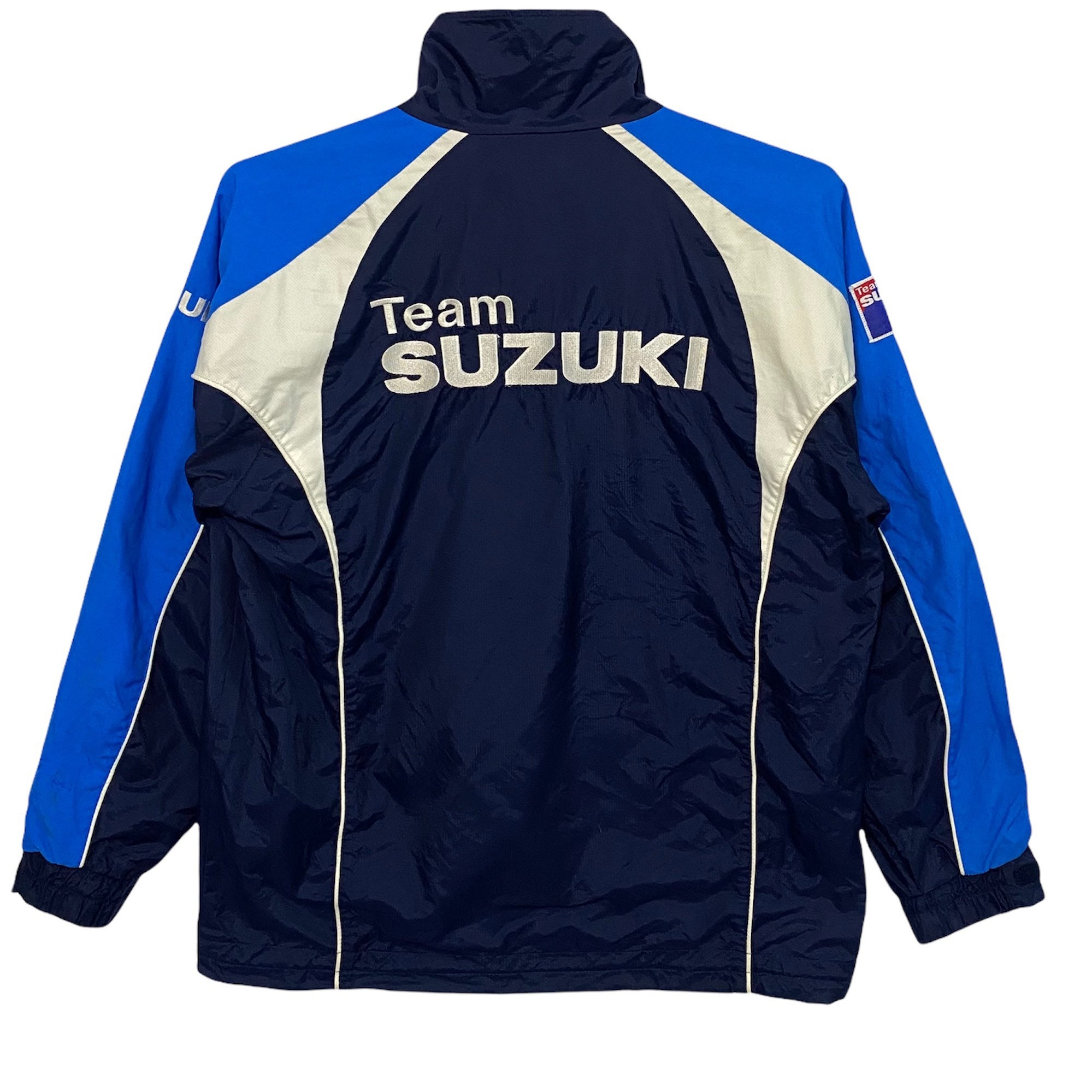 Vintage Team Suzuki Winbreaker Motorcycle Japan Brand Jacket Vintage Team Suzuki Winbreaker Motorcycle Japan Brand Jacket