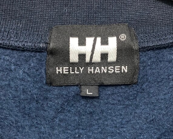 Buy Vintage 90s Helly Hansen Sweatshirt Large Size Blue Colour 