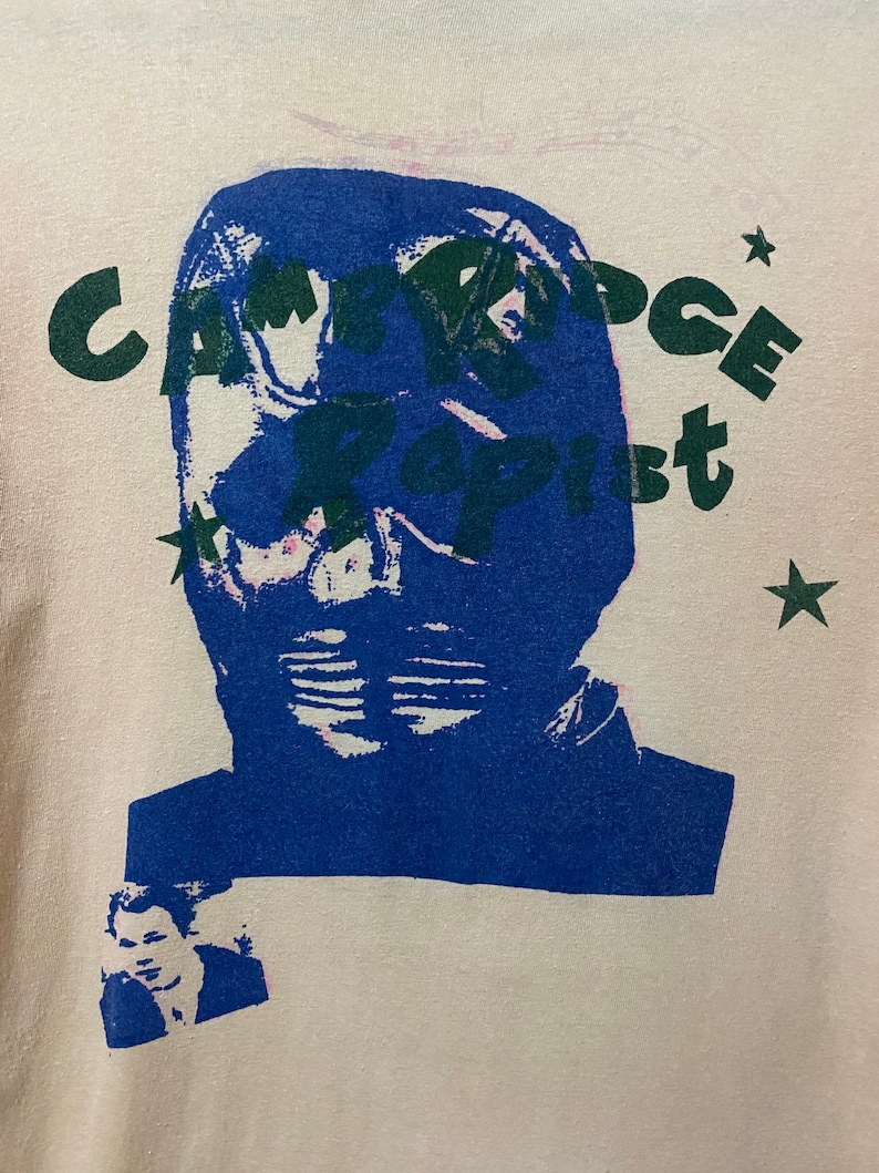 Vintage Cambridge Rapist punk t shirt, anarchy chaos seditionaries sex pistols Vivienne Westwood shirt image 2