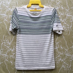 Vintage 80s Hang Ten t shirt vintage Hang Ten Skate Surf Surfir Hawaii Striped Shirt Rare M size