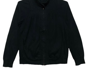 Vintage Rare Tsumori chisato bomber cotton  zipper  M size made in Japan
