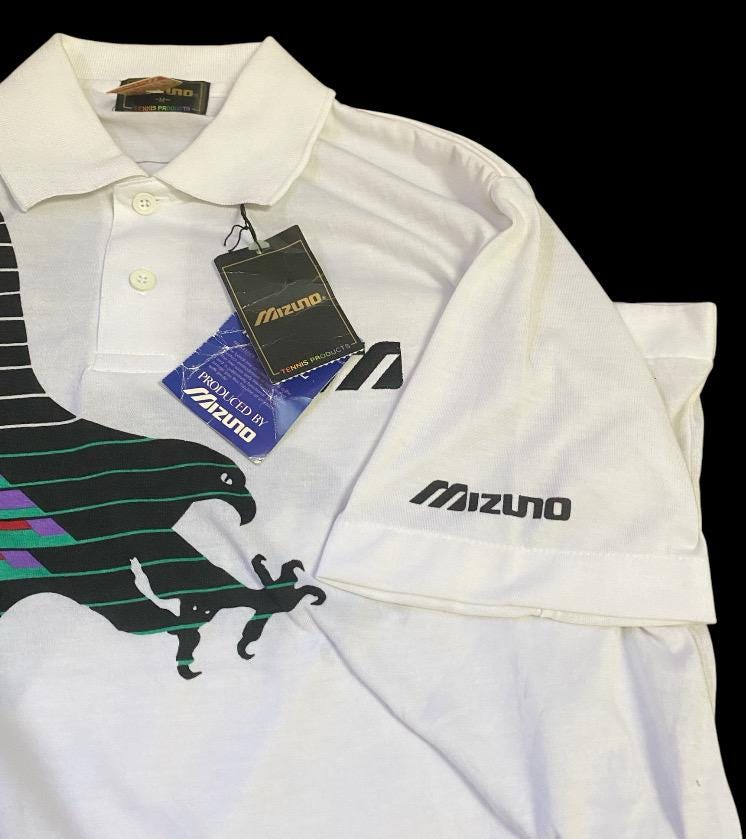 MIZUNO ミズノ イワン・レンドル テニスウェア ポロシャツ ヴィンテージ MIZUNO ミズノ イワン・レンドル テニスウェア ポロシャツ