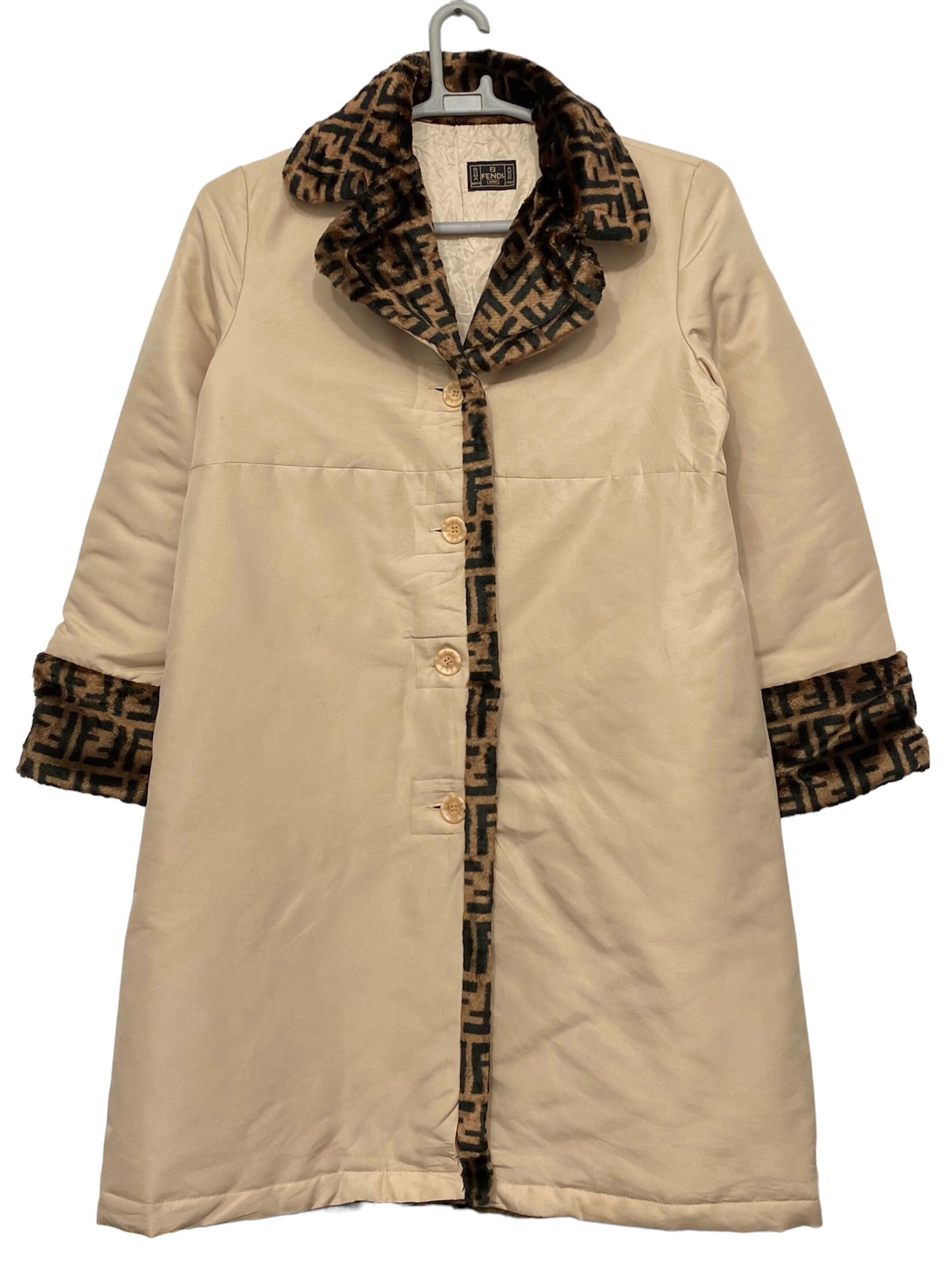 Fendi Front Zipped Ff Jacquard Jacket | italist