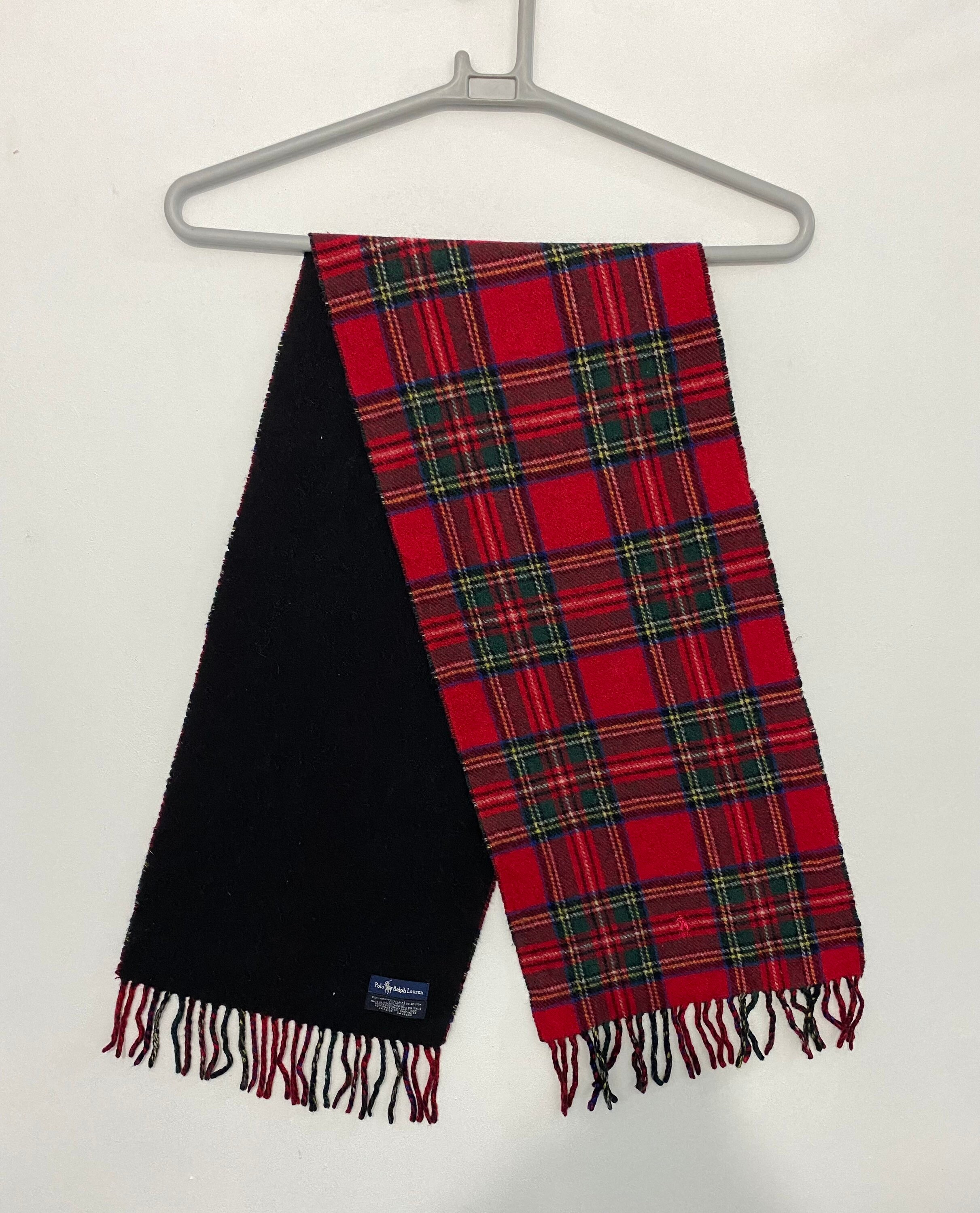 90-00s RALPH LAUREN vintage scarf ラルフ VINTAGE RARE 90s Polo by Ralph Lauren Scarf Red Colour - Etsy