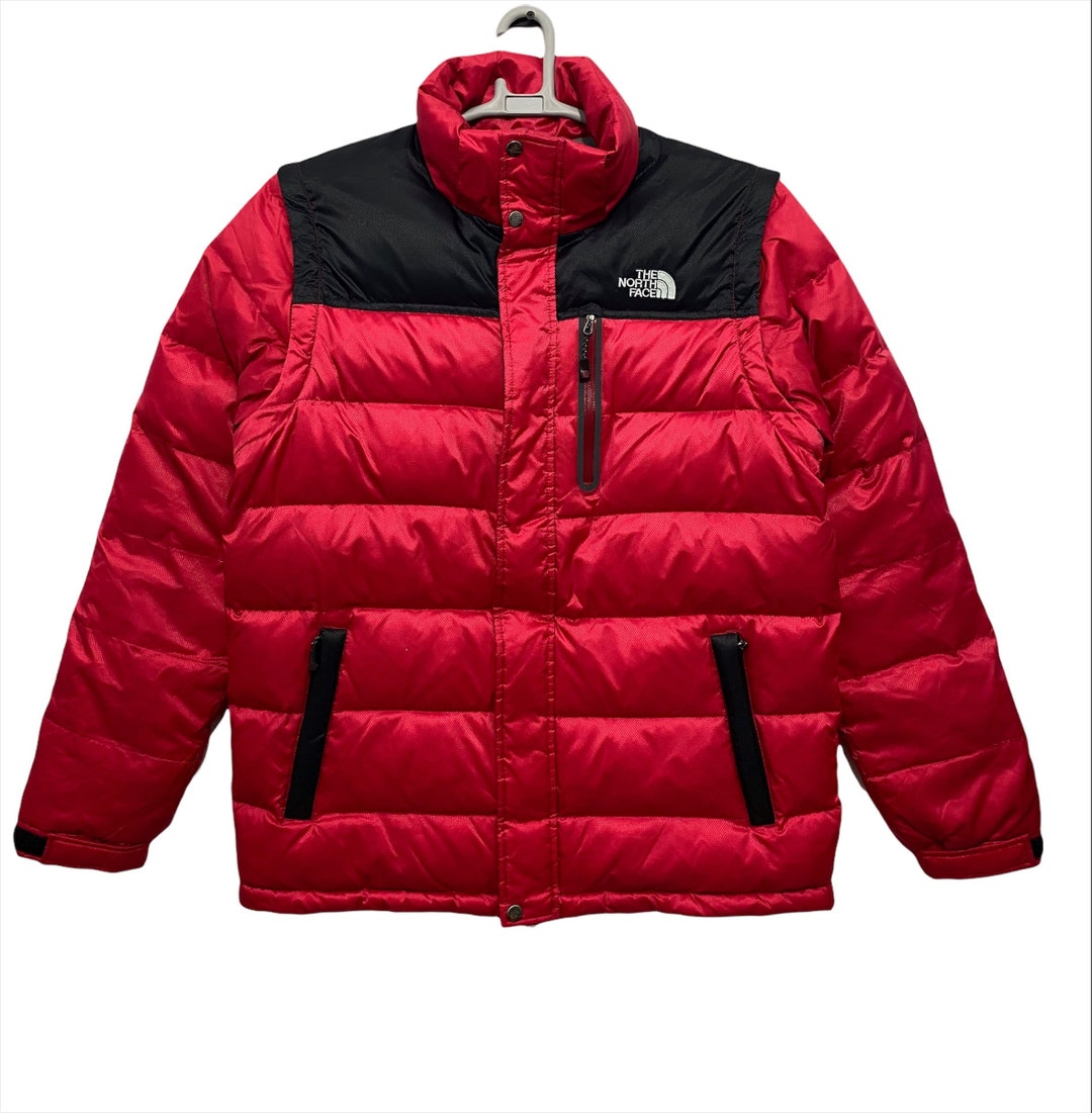 RARE the North Face Puffer Bomber Goose Down Jacket Red