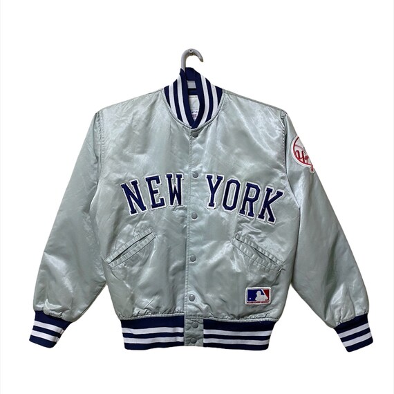 Vintage 60s Union Made New York Yankees Major League Baseball Varsity Jacket Medium Size