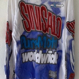 Sinisalo Racing motocross jersey made in finland /fox Racing / Sinisalo jersey / Motocross jersey / fox dirtbike mcgrath showtime AHRMA