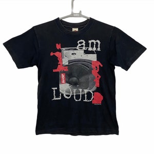 Vintgae Levis Tshirt made in usa medium size black colour