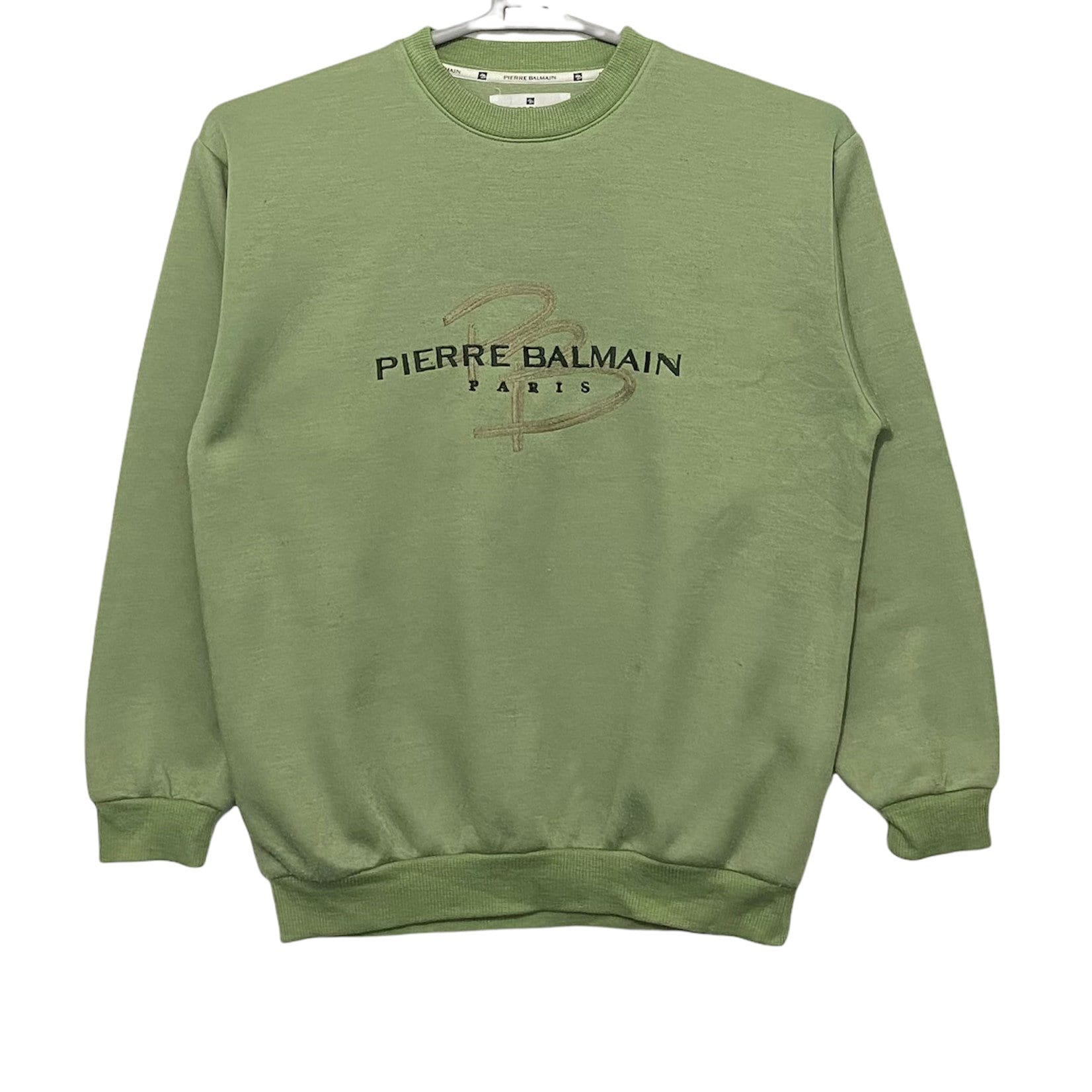 Vintage Pierre Balmain Embroidered Logo Sweatshirt - Etsy