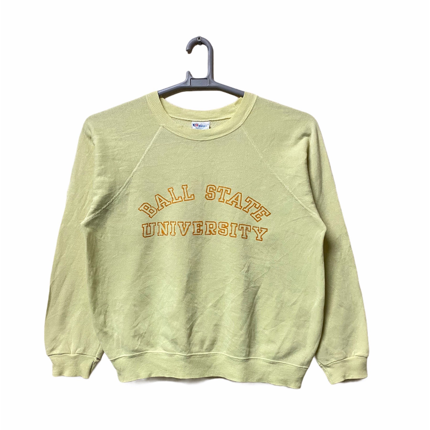 Vintage 80s Ball State University Pullover Sweatshirt Medium