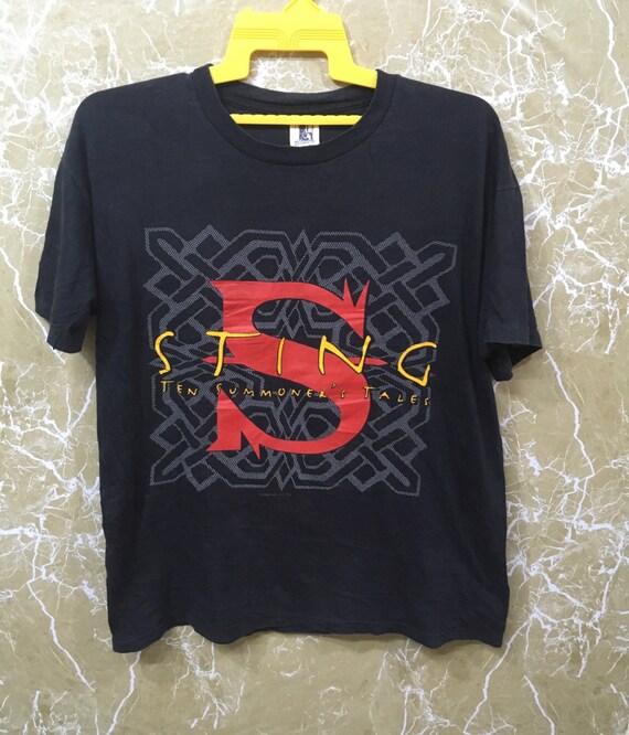 STING Ten Summoner's Tales ツアーTシャツ Sting Ten Summoner's