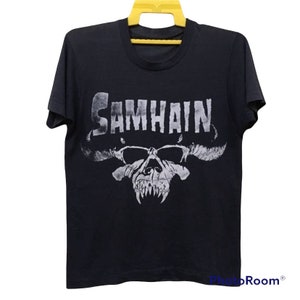 True Vintage 80s Samhain Skull T Shirt 