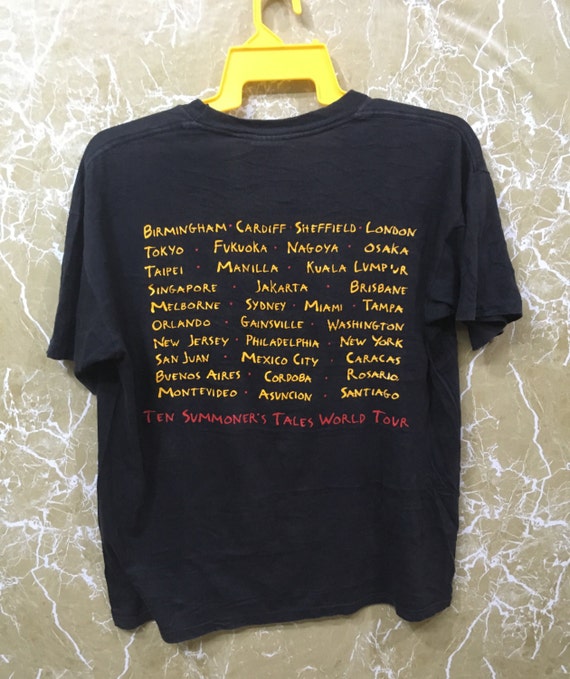 STING Ten Summoner's Tales ツアーTシャツ Sting Ten Summoner's