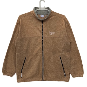 Vintage 90s Reebok Fleece pullover sweatshirt Large size