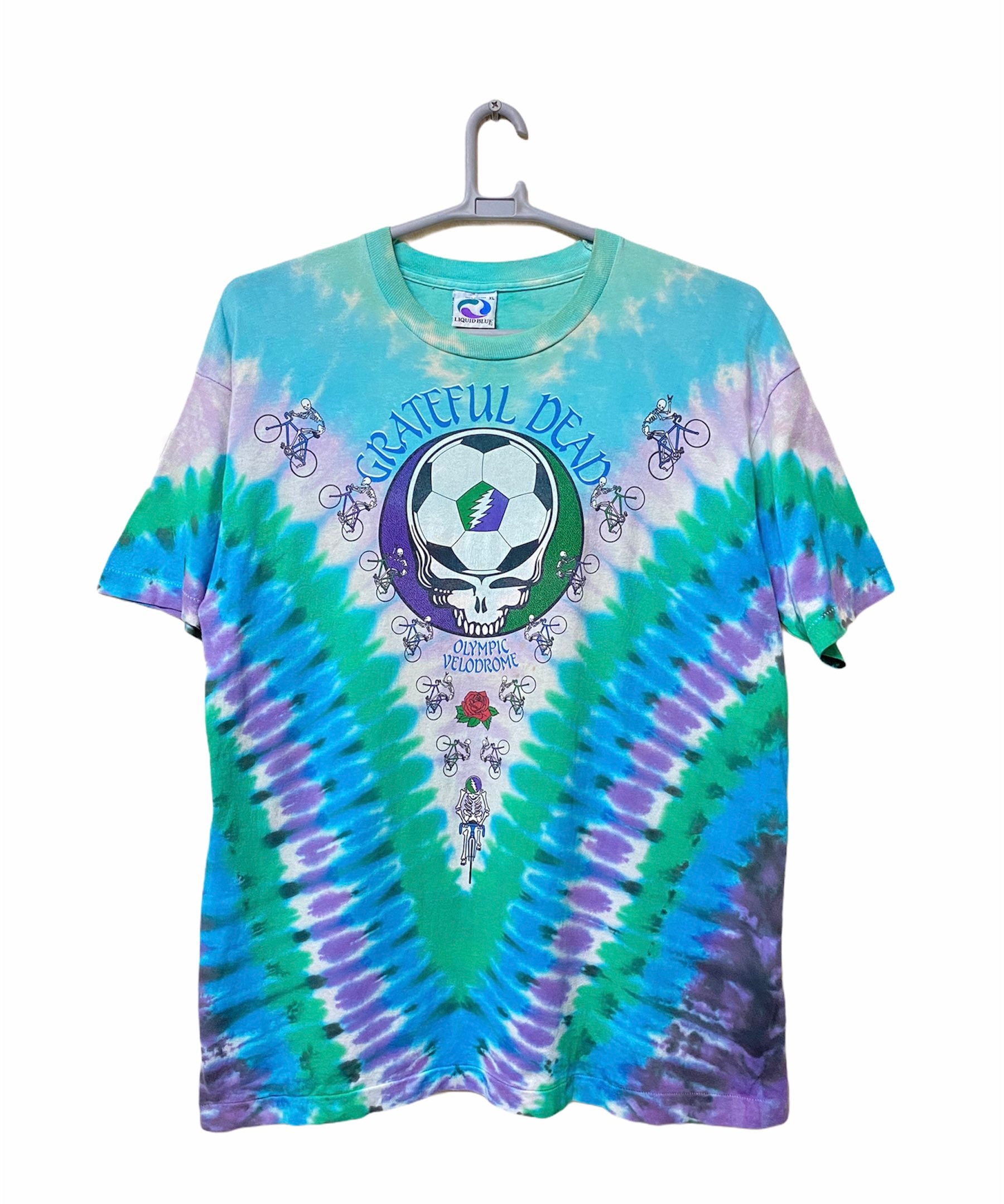 Vintage 1990 Grateful Dead Olympic Velodrome T-shirt Full Print