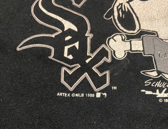 90s USA製　WHITE SOX x スヌーピー シングルステッチ　サイズM 90's USA製 MLB Chicago White Sox × Snoopy Printed T-Shirt S