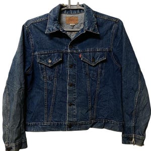 Vintage 70s Levis type 3 Trucker denim jeans jacket made in usa