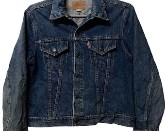 Vintage LEVI'S 507 Type 2 II Selvedge Denim Trucker Jacket Size 38