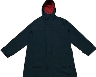 Yohji Yamamoto Men Long hoodie Jacket Medium size black colour