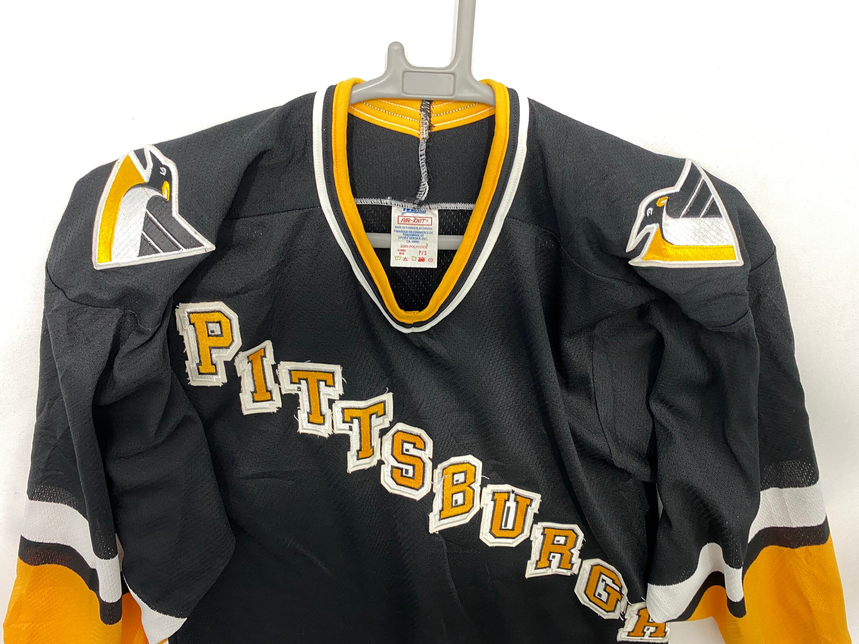 Vintage 1990s Pittsburgh Penguins Apex One NHL Hockey Puffer