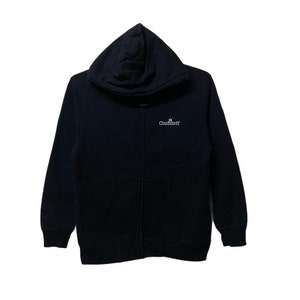 Vintage Carhartt small logo hoodie full zipper black colour Medium size