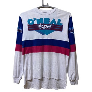 Vintage O’neal usa motocross jersey Large size scrambler jersey / motocross jersey /Ahrma jersey motocross