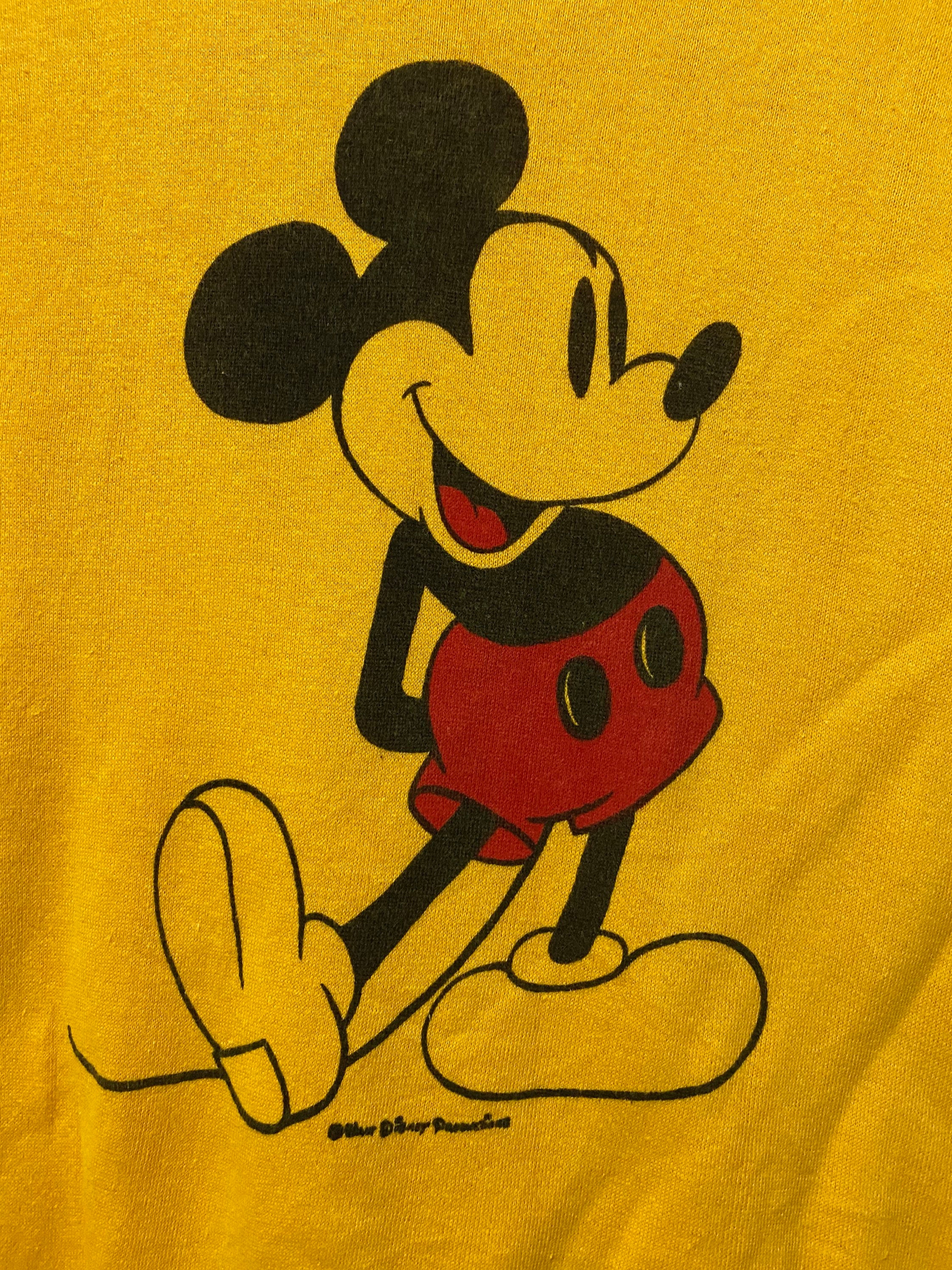 60s Vintage Mickey Mouse by Disneyland Cartoon Logo Sweatshirt