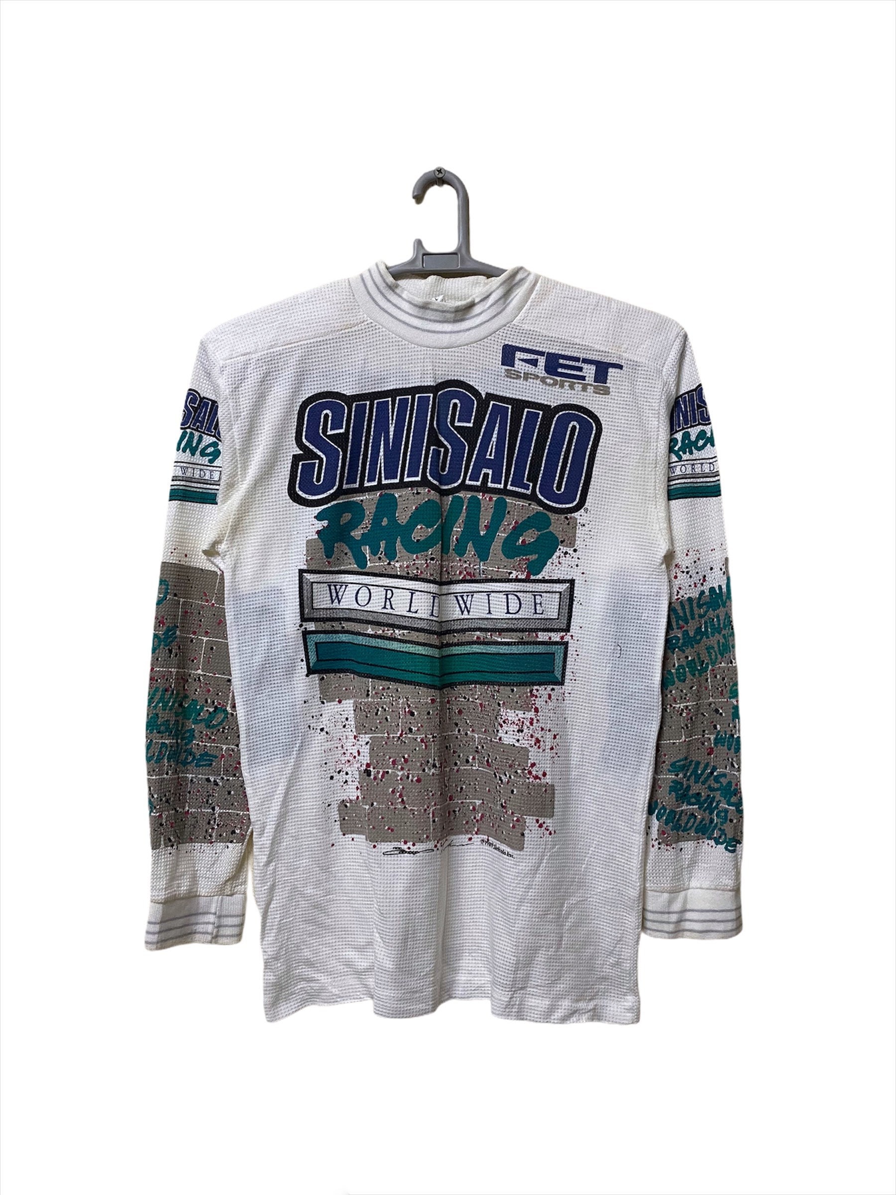 1989 Vintage Sinisalo Worldwide Racing Motocross Jersey /fox