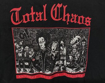 Vintage 1996 Total Chaos American Punk Hardcore Band Anthems