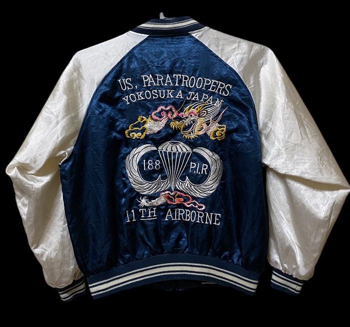 US Paratroopers スカジャン Sendai Japan US Paratroopers スカジャン