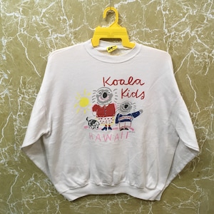 Vintage 90s Ken Done /Down Under / mambo pullover crewneck jacket sweatshirt L size made in USA