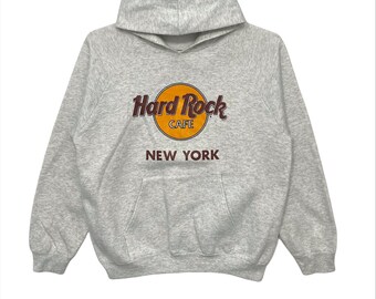 Buy Vintage Hard Rock Cafe New York Hoodie L Size Online in India - Etsy