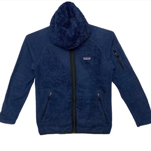 Vintage Rare PATAGONIA hoodie Retro fleece half zipper jacket XL size