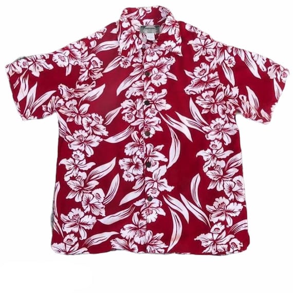 Vintage 80s Kamehameha 100% Rayon Hawaii shirt Kam