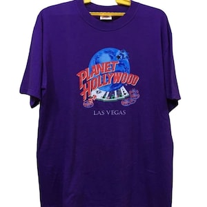 90s Planet Hollywood Las Vegas, Planet Hollywood t shirt made in usa Large size