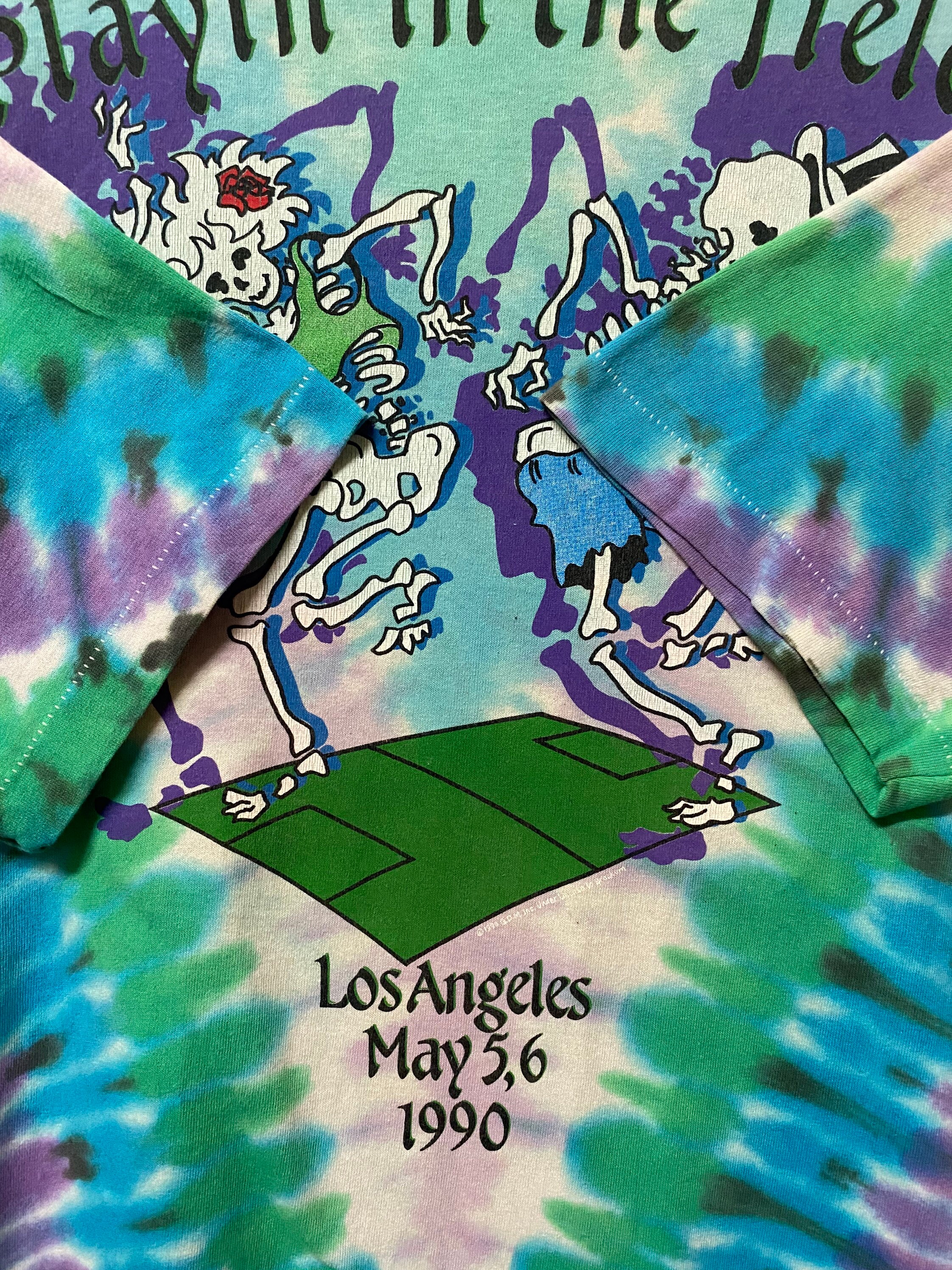 Vintage 1990 Grateful Dead Olympic Velodrome T-shirt Full Print