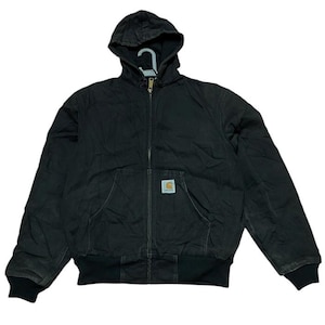Vintage Carhartt Canvas Hoodie jacket black colour