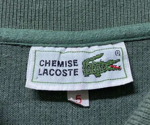 Sudadera Lacoste vintage anos 90 color verde Etsy Espana