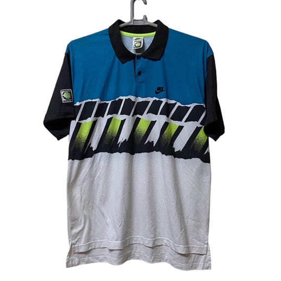 Vintage 90s NIKE Challenge Court Andre Agassi Tennis Player Vintage 90s NIKE Challenge Court Andre Agassi Tennis Player