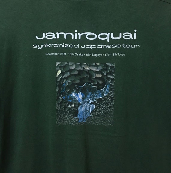 Vintage 90s Jamiroquai Synkronized Japan Tour Concerts Band