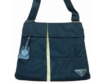 Vintage Prada Nylon Adjustable Crossbody Bag Lampo Zipper