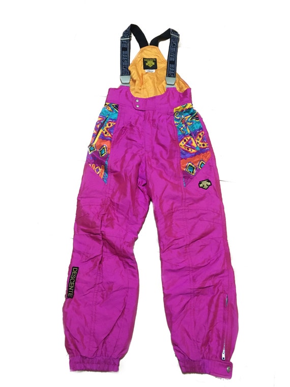 Salopette de ski DESCENTE vintage des annees 90 salopette de ski d hiver Etsy France