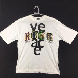 VERSACE jeans culture t-shirt Made in Italy L size