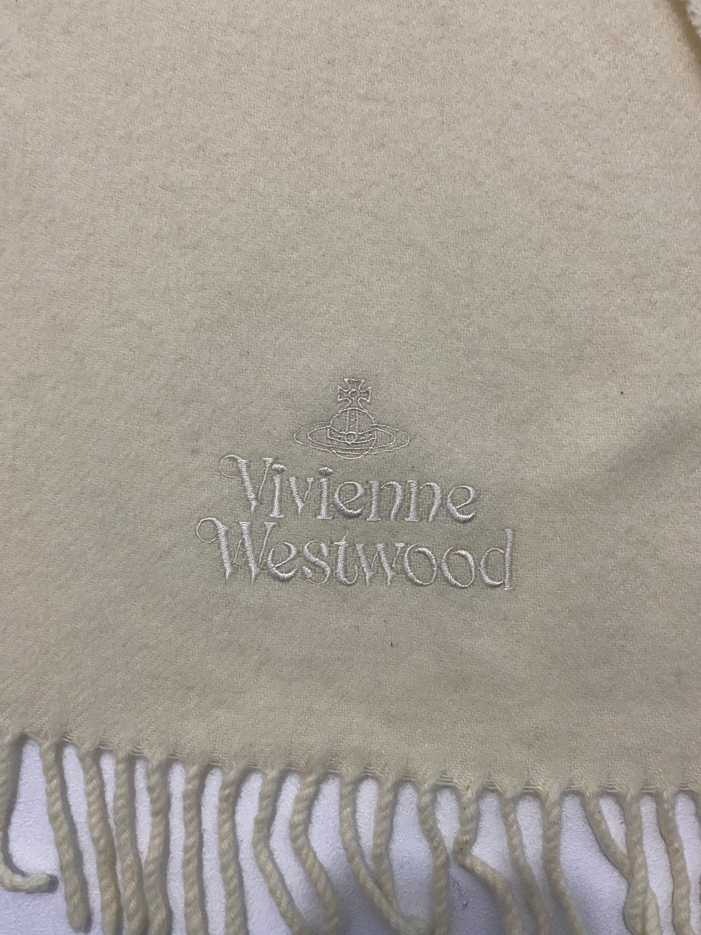 Vivienne Westwood ロゴ入りスカーフイタリア製