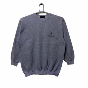 Vintage Gianni Valentino sweatshirt jumper pullover crewneck spell out jumper sweatshirt Large size