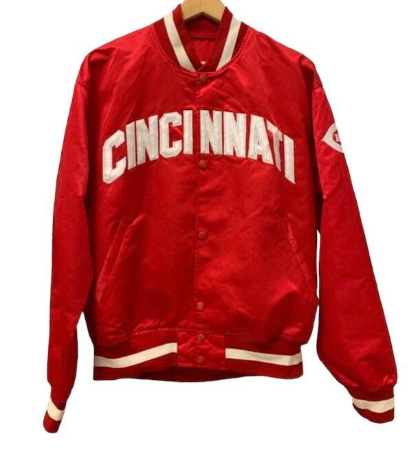 Vintage 70s CINCINNATI REDS Mlb Major League Baseball Sateen
